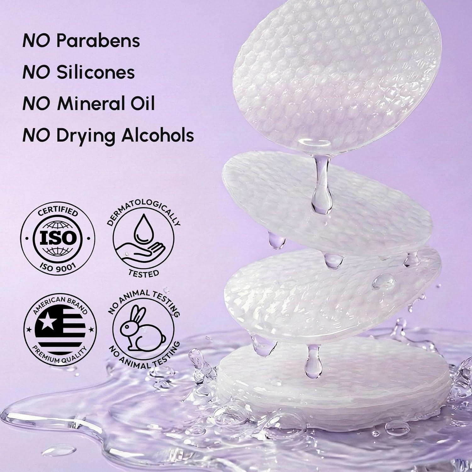 MAREE Glycolic Acid Pads – Toner Pads for Face Cleansing – Exfoliating Pad with Tea Tree Oil, Salicylic Acid & Vitamins E, B3, B5 – Acne Clearing, Skin Pore Resurfacing & Radiance Device – 80 Count(Niacinamide Pads)