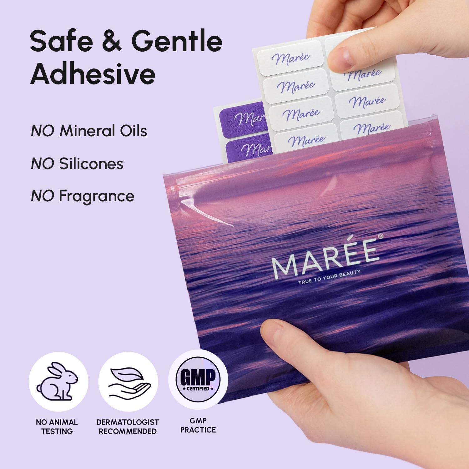 MAREE Face Lift Tape Wrinkle Patches – Anti-Wrinkle Patches for Lip – Smile Line Patches for Eyes, Neck & Forehead – Neck Lift Face Tape for Wrinkles – Overnight Lifting Stickers for Women – 224 Pcs