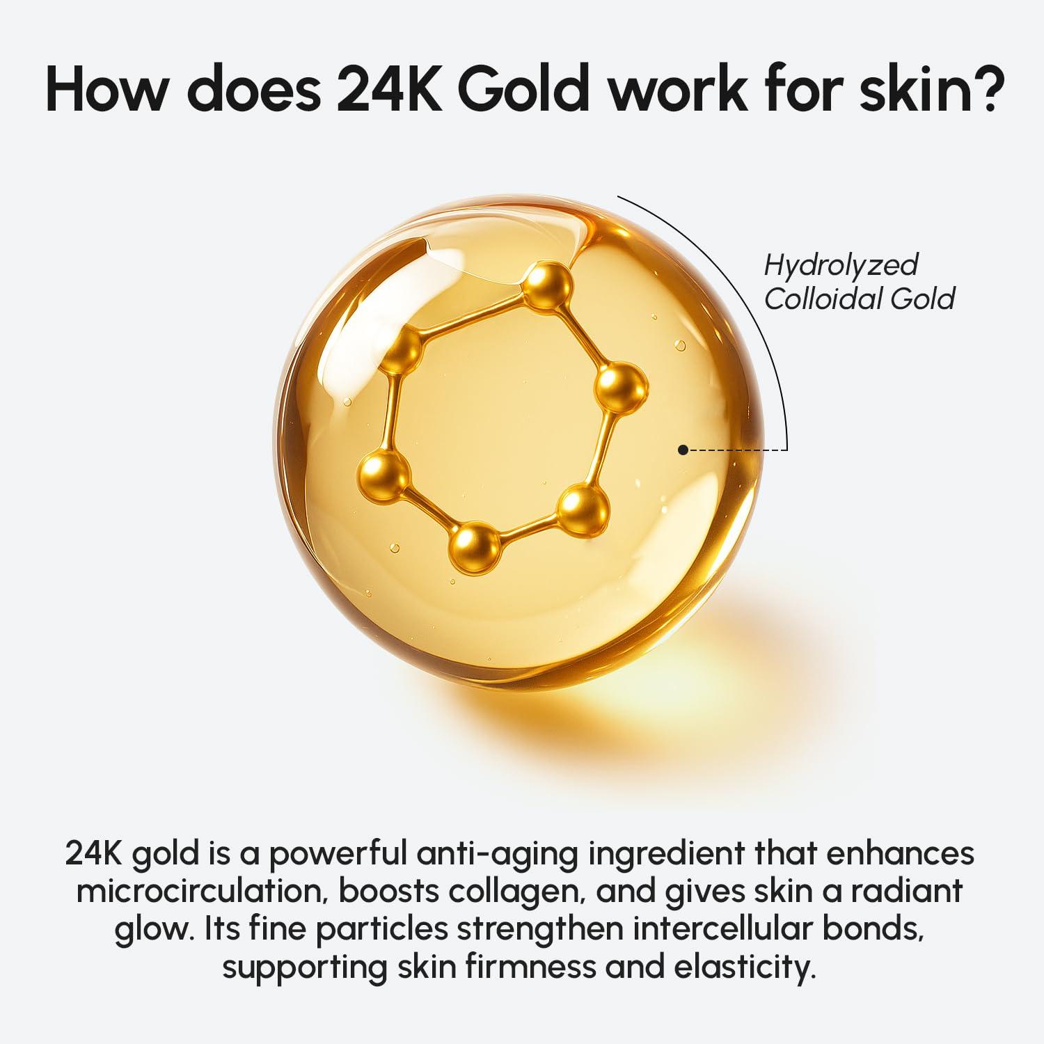 MAREE V Line Lifting Mask with 24K Gold – Deep Collagen Face Mask for Women – Jawline Shaper Mask with Retinol & Hyaluronic Acid – Neck Tightening & Firming – Double Chin Strap for Face Lift(24K Gold)
