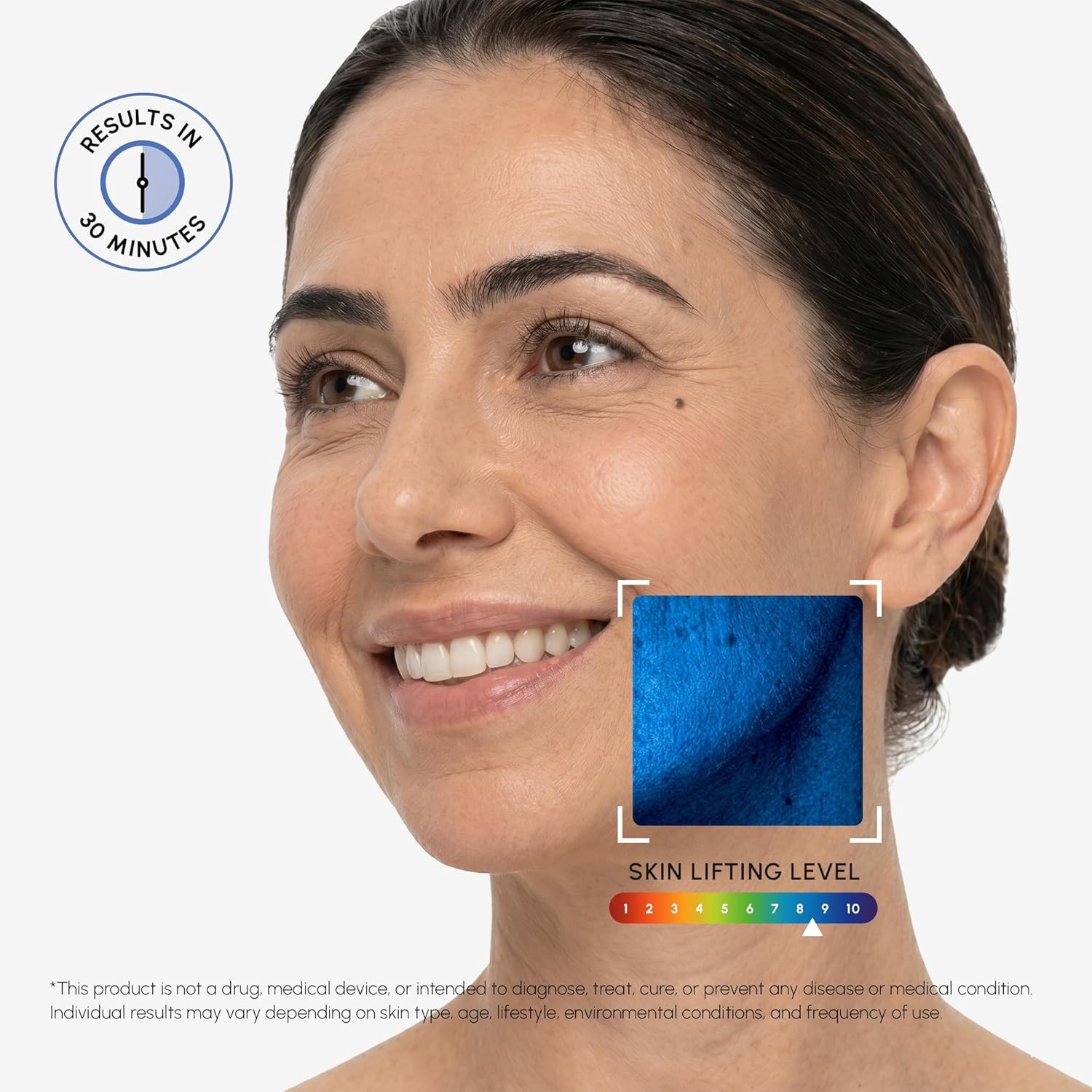 MAREE V Line Lifting Mask Chin Strap – Advanced Retinol Face Lifting Mask & Neck Lift Tape – Double Chin Reducer & Jawline Shaper – Retinol Collagen Facial Masks for Face Lift, Tightening and Firming(10 Count (Pack of 1))