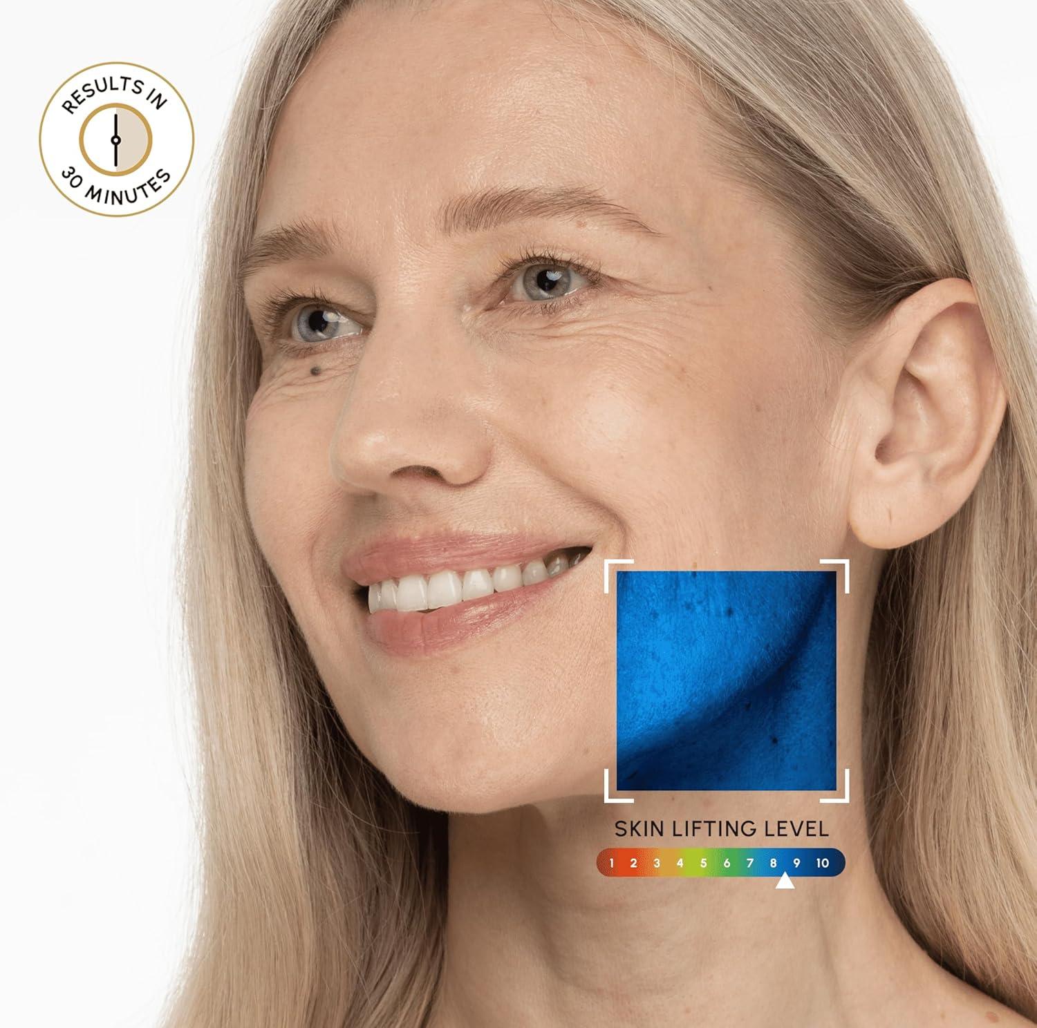 MAREE Chin Strap V Line Lifting Mask – 24K Gold Face & Neck Lift Tape Mask – Double Chin Strap for Sleeping – Neck Wrinkle Patches Reducer & Jawline Shaper for Firming, Tightening & Lifting – 10 PCS(10 Count (Pack of 1))