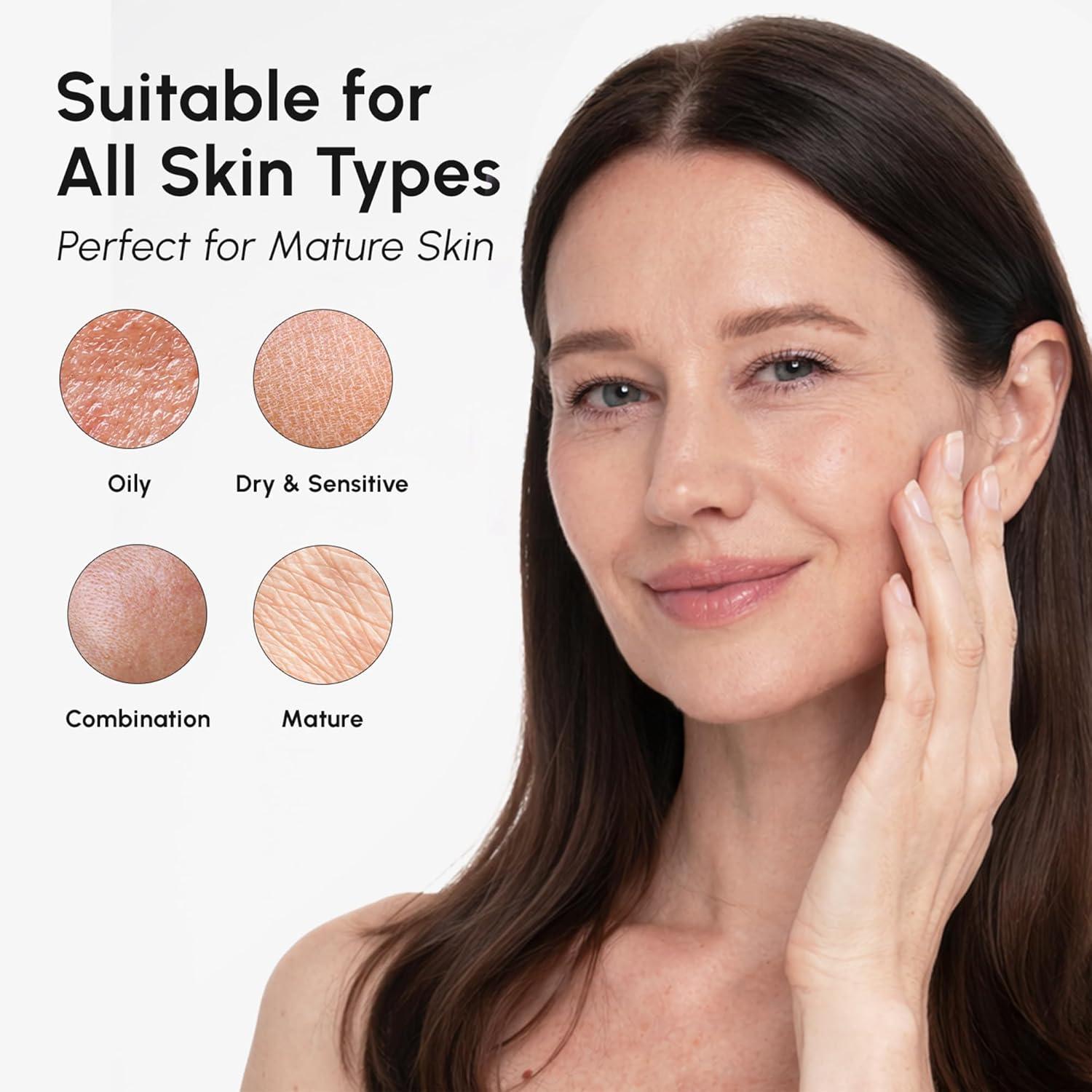 MAREE Face Moisturizer – Retinol Face Cream for Women Moisturizing with Collagen & Hyaluronic Acid – Day & Night Anti-Aging Facial Wrinkle DD Cream Moisturizer for Dry Skin – Crema Para la Cara(Firming & Lifting)
