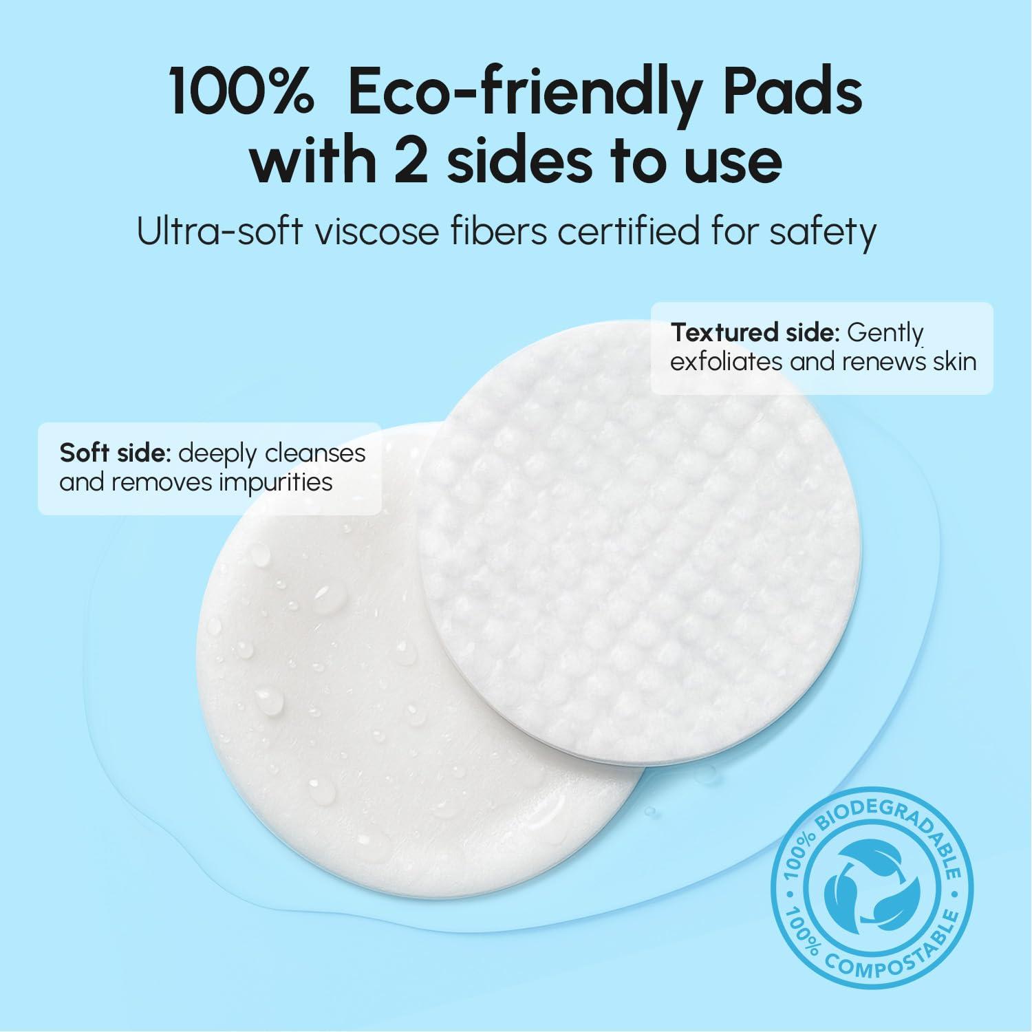 MAREE Glycolic Acid Pads – Toner Pads for Face Cleansing – Exfoliating Pad with Tea Tree Oil, Salicylic Acid & Vitamins E, B3, B5 – Acne Clearing, Skin Pore Resurfacing & Radiance Device – 80 Count(Glycolic Salicylic Pads)