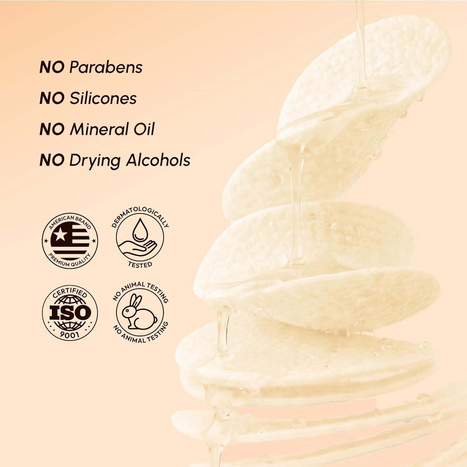 MAREE Glycolic Acid Pads – Toner Pads for Face Cleansing – Exfoliating Pad with Tea Tree Oil, Salicylic Acid & Vitamins E, B3, B5 – Acne Clearing, Skin Pore Resurfacing & Radiance Device – 80 Count(Vitamin C Pads)