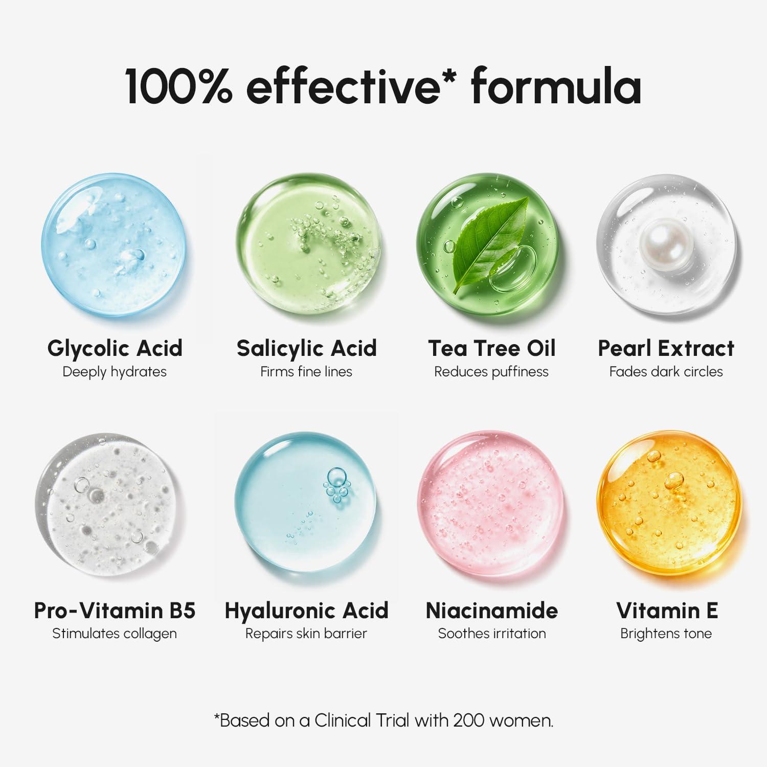 MAREE Hyaluronic Acid Toner Pads – Hydrating Face Wipes for Women Cleansing – Zero Pore Toning Brightening Exfoliating Face Pads – Pore Reducer Facial Peels – Acne Treatment Device(Blue)