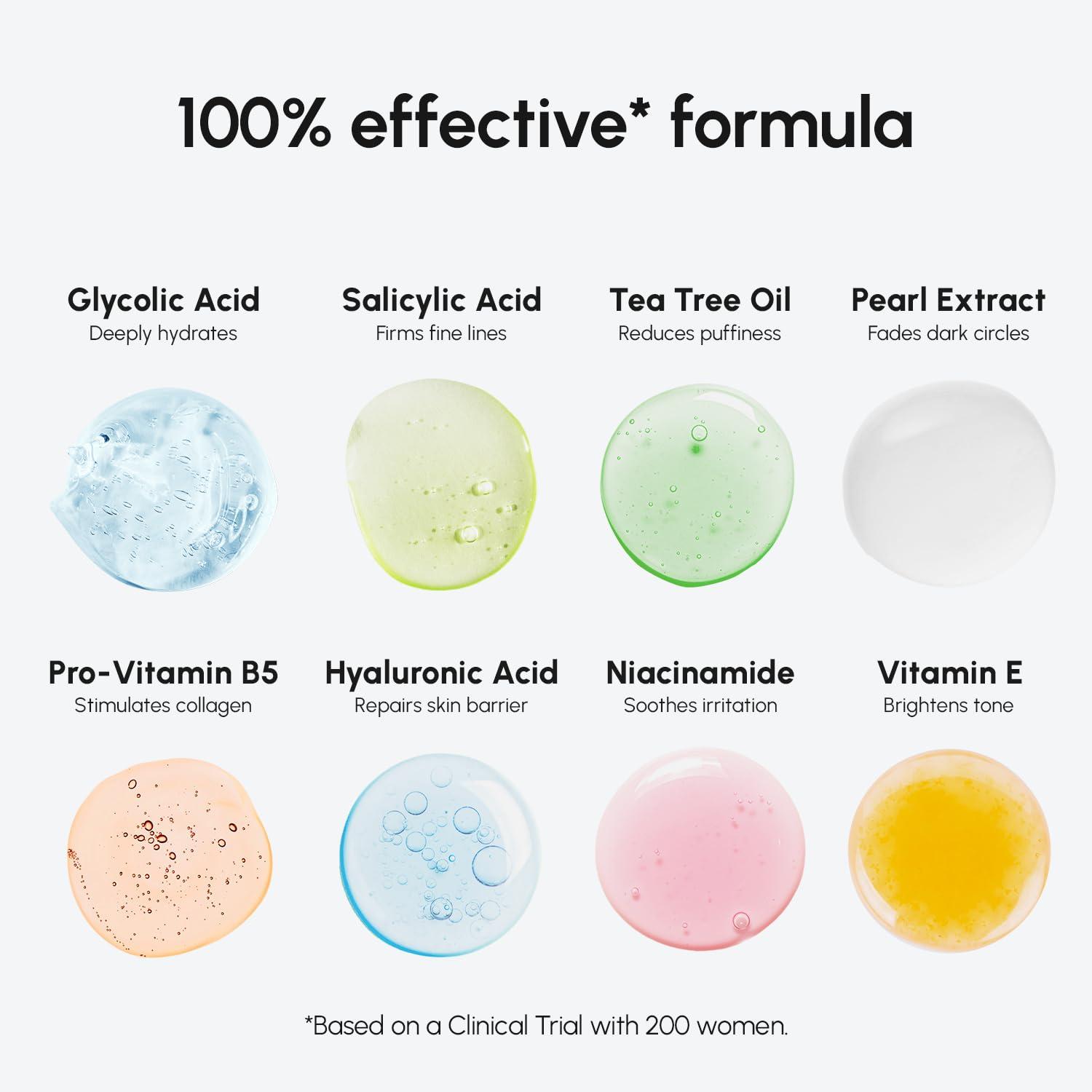 MAREE Glycolic Acid Pads – Toner Pads for Face Cleansing – Exfoliating Pad with Tea Tree Oil, Salicylic Acid & Vitamins E, B3, B5 – Acne Clearing, Skin Pore Resurfacing & Radiance Device – 80 Count(Glycolic Pads)