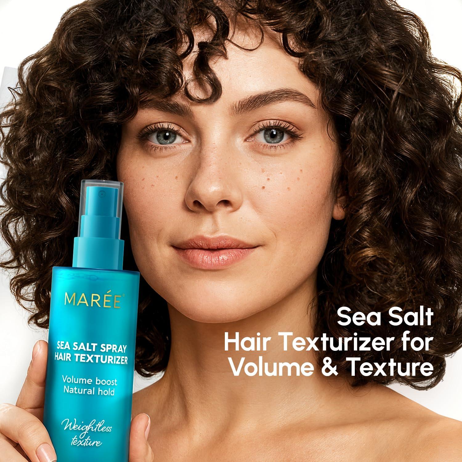 MAREE 10-in-1 Heat Protection Spray for Hair – Heat Protectant for Hair with Keratin, Collagen & Argan Oil – Frizz Control Hair Spray Women Care Product – Anti Frizz Protector de Calor para el Cabello(Texture Hair Spray)
