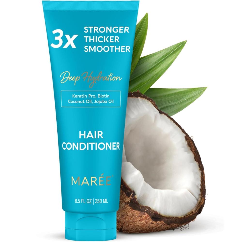 MAREE Leave-In Conditioner for Dry Damaged Hair, Leave-In Conditioner for Curly Hair, Color Treated(8.5 Fl Oz (Pack of 1))