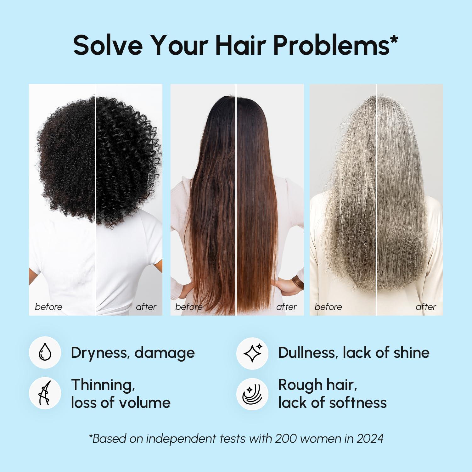 MAREE Leave-In Conditioner for Dry Damaged Hair, Leave-In Conditioner for Curly Hair, Color Treated(8.5 Fl Oz (Pack of 1))