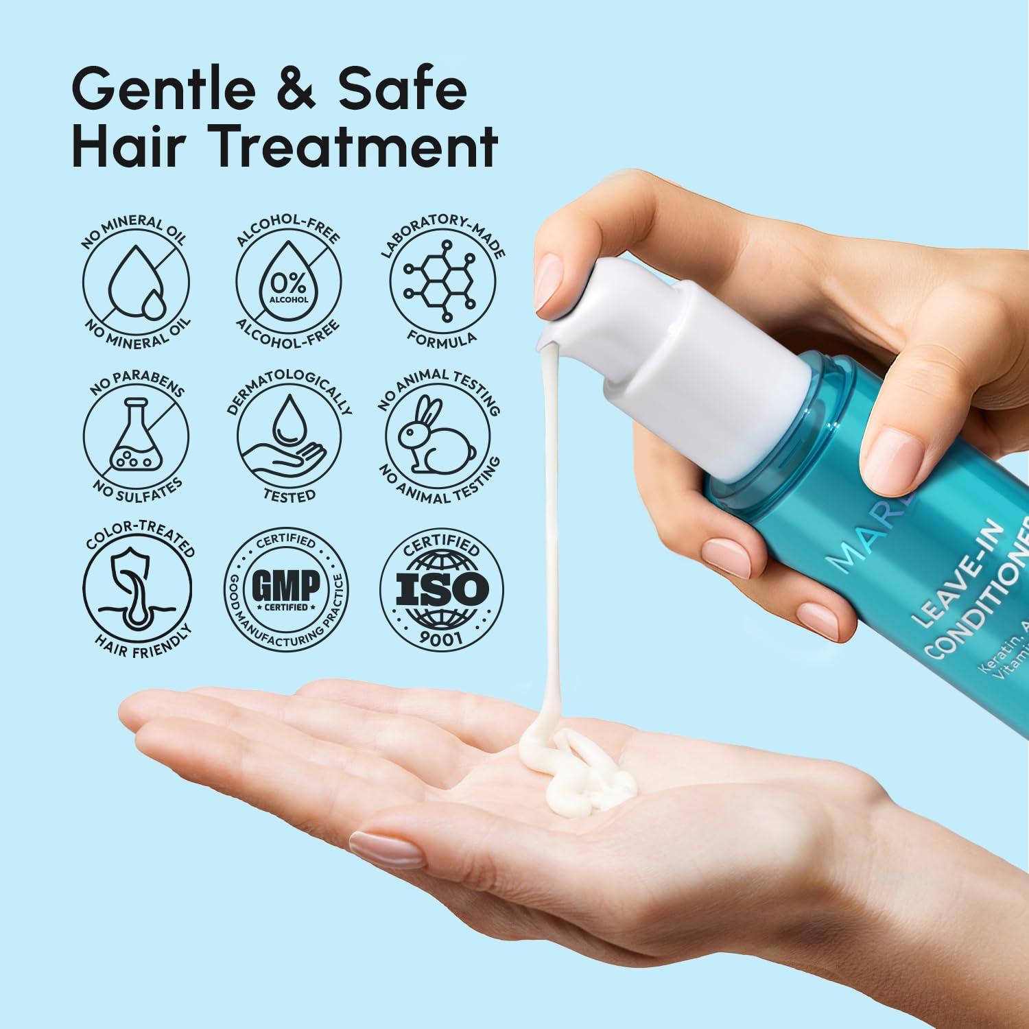 MAREE Leave-In Conditioner for Dry Damaged Hair, Leave-In Conditioner for Curly Hair, Color Treated(5.07 Fl Oz (Pack of 1))