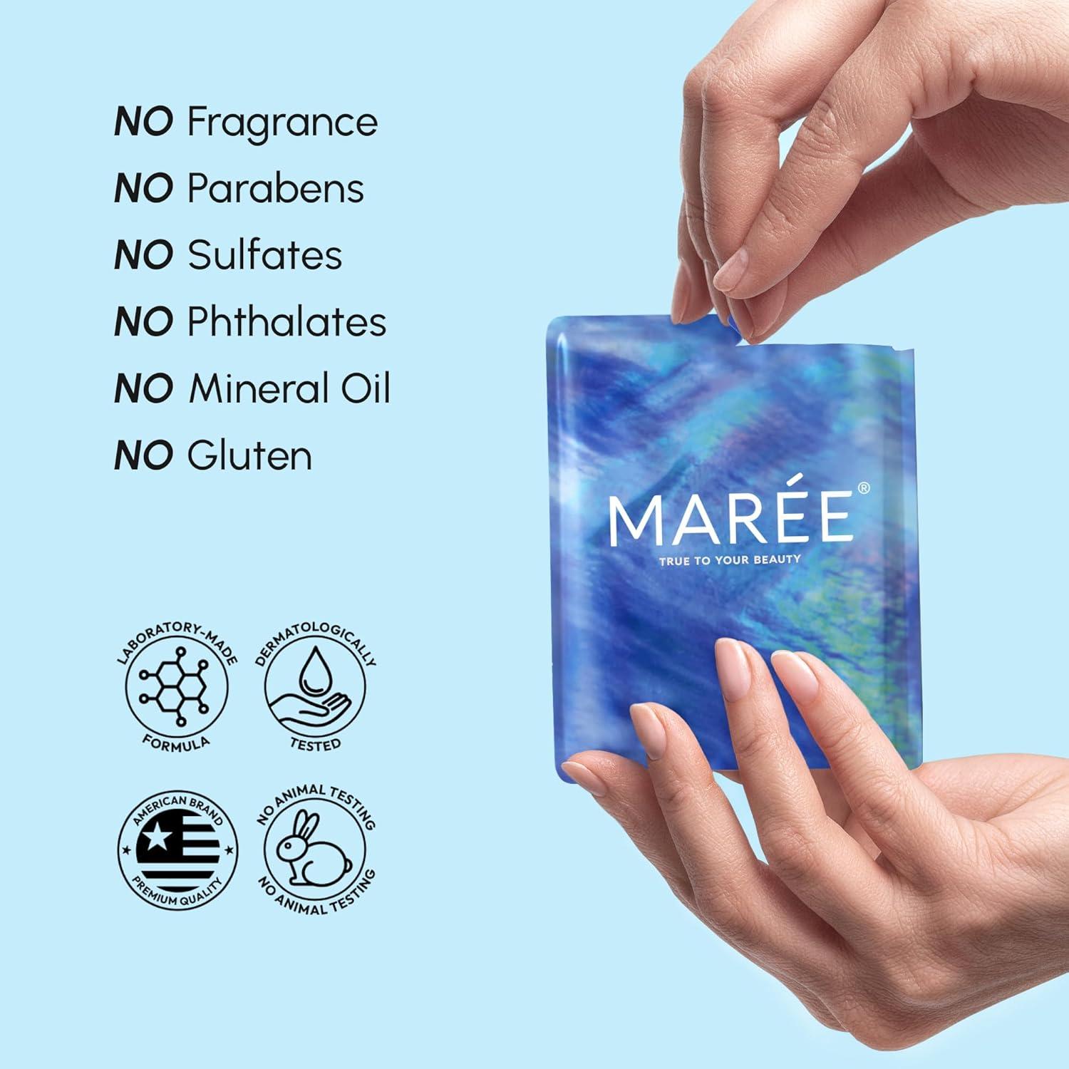 MAREE Eye Gels – Cooling Pads Under Eye Patches for Puffy Eyes and Dark Circles with Collagen & Hyaluronic Acid – Anti Wrinkles Under Eye Masks Skincare Treatment for Puffiness – Parches Para Ojeras(Multicolor)