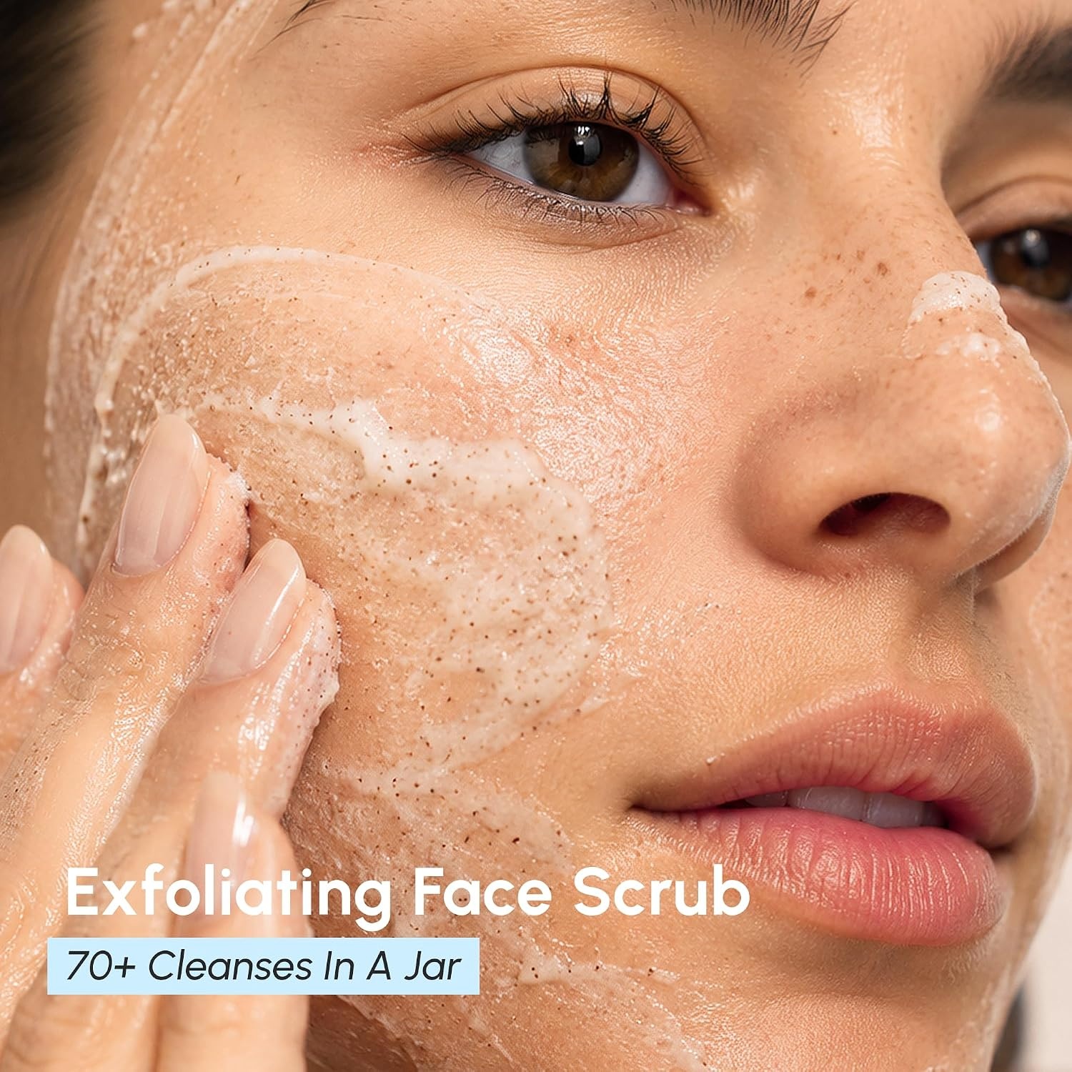 MAREE Face Exfoliator – Microdermabrasion Facial Scrub & Exfoliating Face Wash for Women – Collagen & Glycolic Acid – Gentle Scrub and Exfoliant – Men Exfoliating Scrubber – Exfoliante Facial Cleanser(3.0 Ounce (Pack of 1))