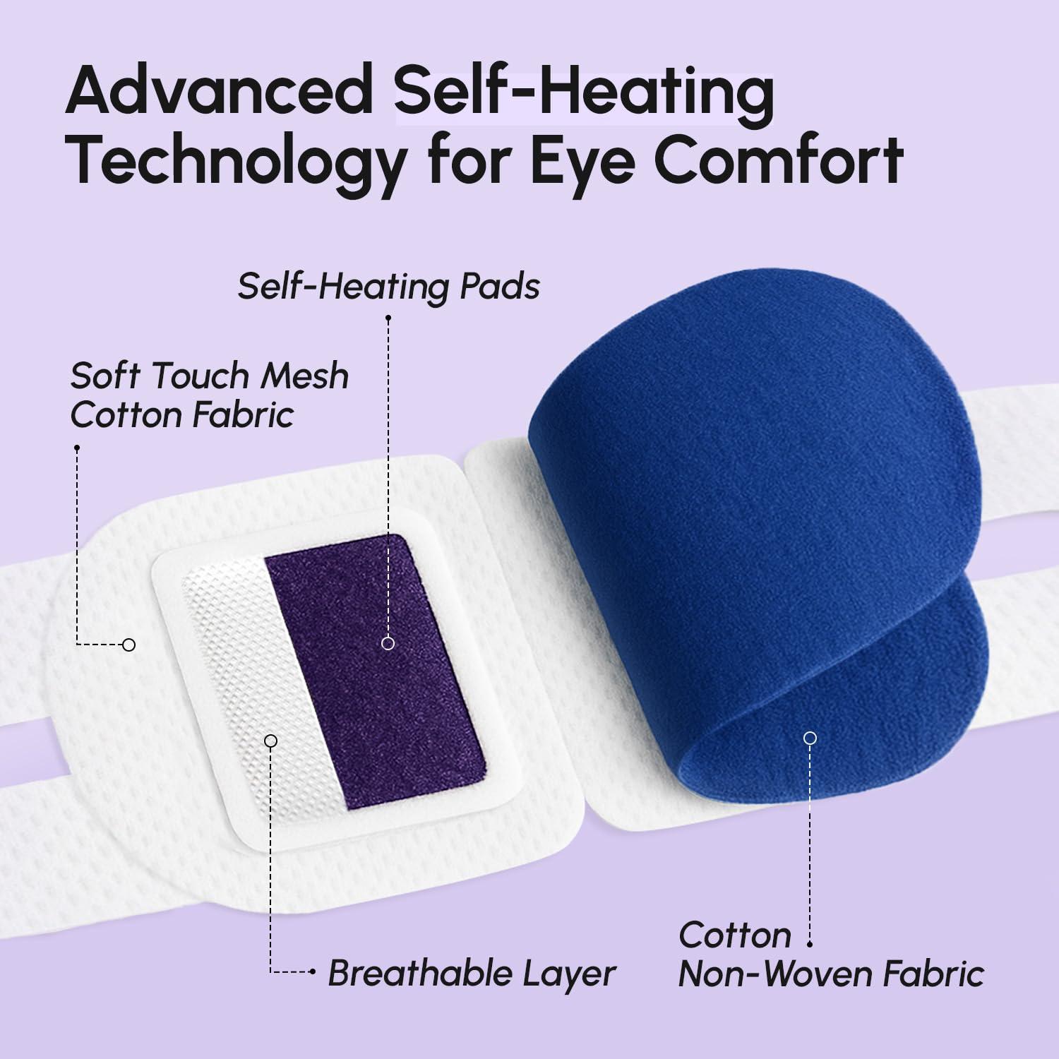 MAREE Heated Eye Masks for Dry Eyes – Steam Eye Mask Disposable – Lavender Self Heating Eye Mask for Puffy Eye – Facial Steamer Alternative for Relaxation – Warm Compress for Eyes – Spa Gift for Women(16 Count (Pack of 1))