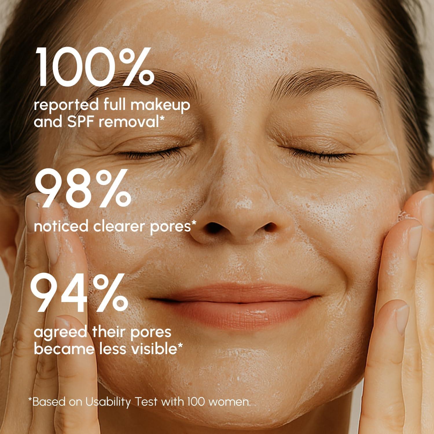 MAREE Deep Cleansing Oil for Face – Makeup Remover Oil Cleanser for Face Skincare – Centella Cleansing Oils Non-Comedogenic – Makeup Blackhead Remover – Pore Cleaner Facial Wash for Sensitive Skin(Original)
