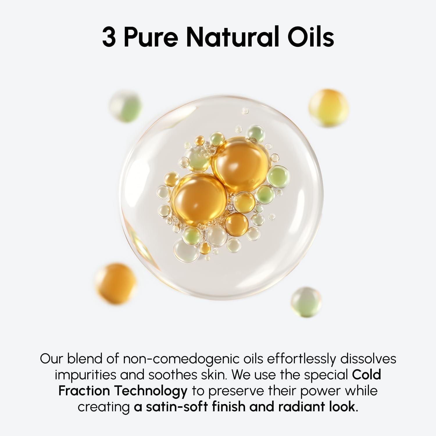 MAREE Deep Cleansing Oil for Face – Makeup Remover Oil Cleanser for Face Skincare – Centella Cleansing Oils Non-Comedogenic – Makeup Blackhead Remover – Pore Cleaner Facial Wash for Sensitive Skin(Original)
