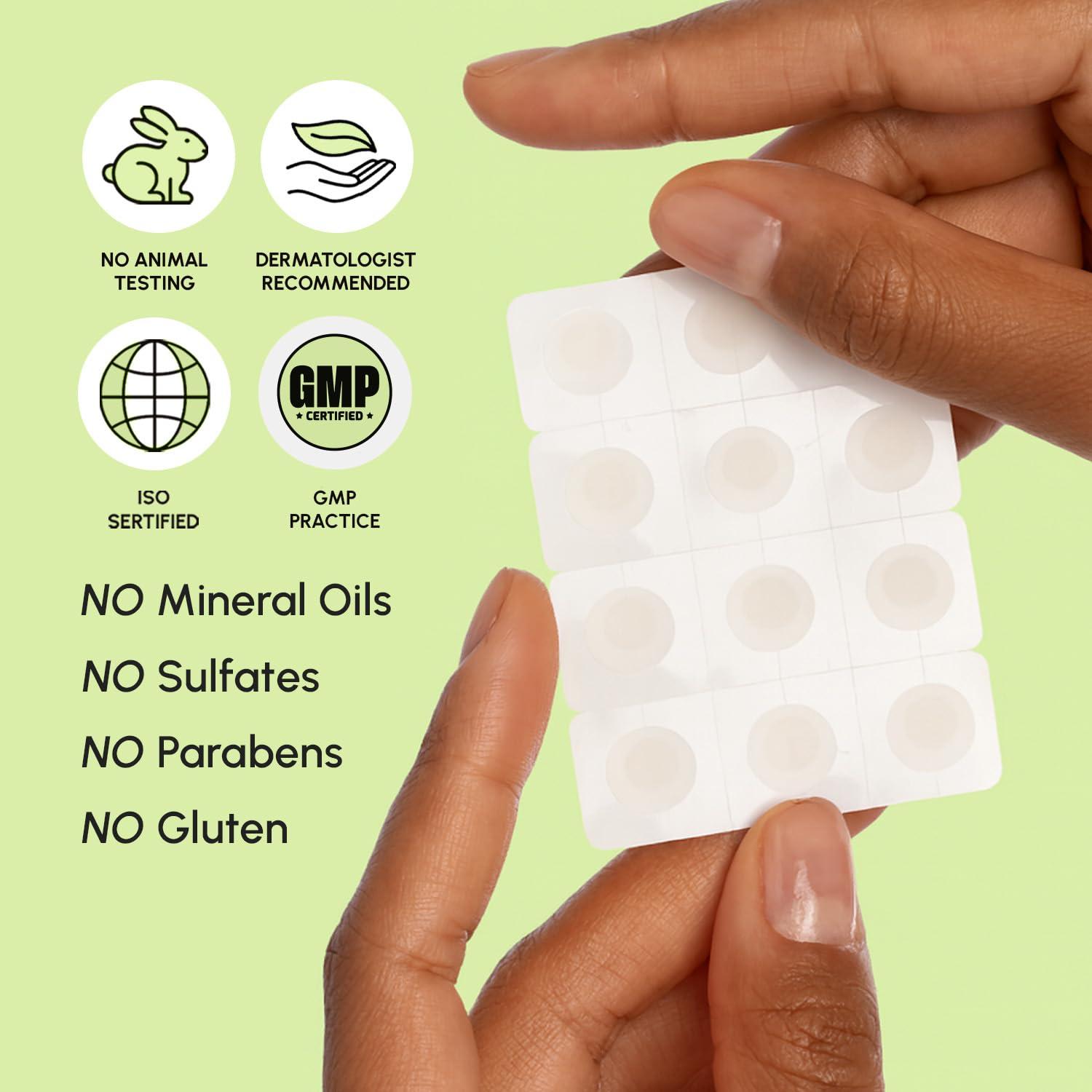 MAREE Invisible Pimple Patches – Clear Pimple Patches for Face – Hydrocolloid Acne Patches Anti Blemish – Zit Stickers for Face – Parches Para Acne – Pinple Zit Patches Pimple Stickers – 72 Dots(Clear)