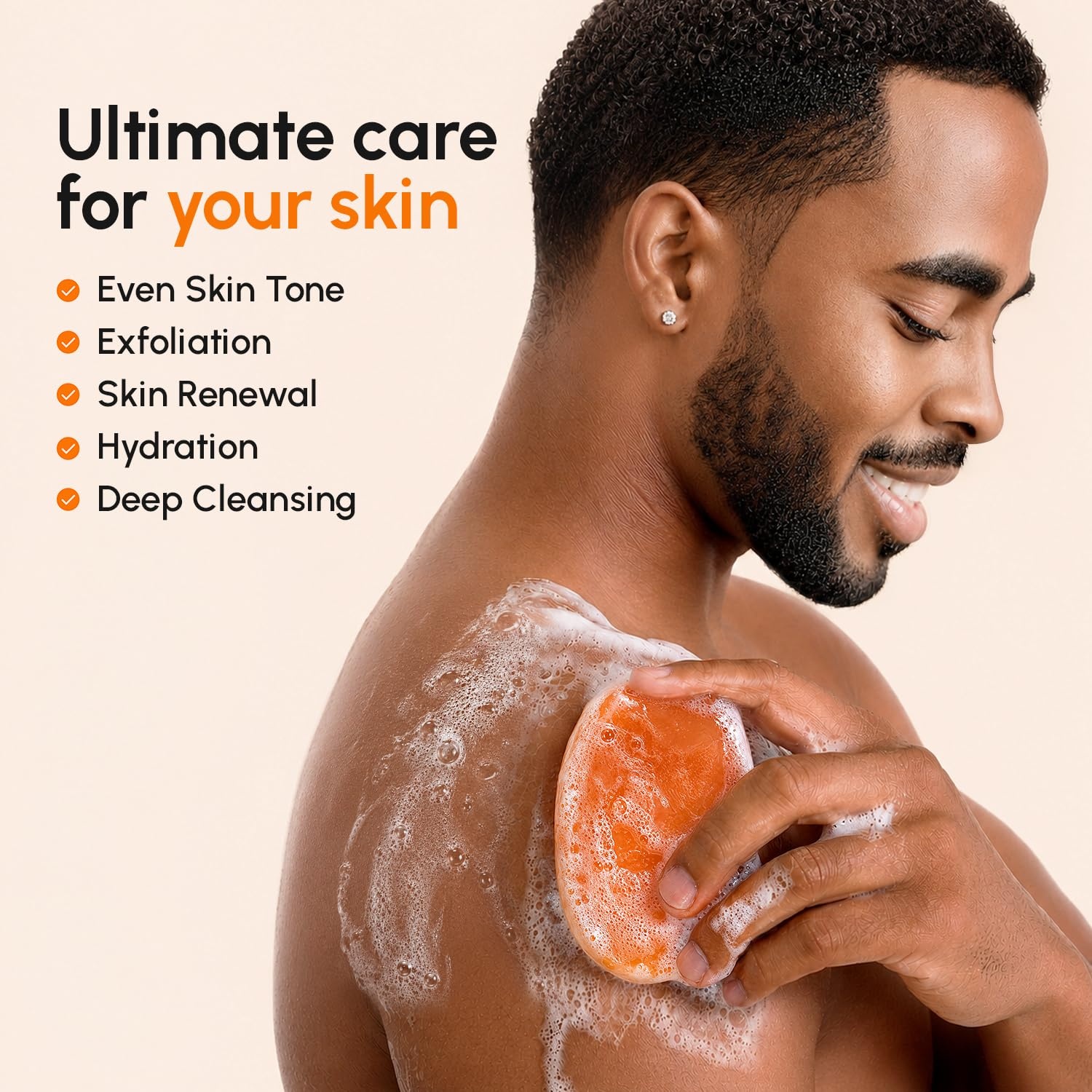 MAREE Kojic Acid Soap & Scrub – Brightening Kojic Acid and Turmeric Soap for Dark Spot and Hyperpigmentation – Dark Spot Remover for Face & Body Wash – Acido Kojico Cream Bar Soaps
