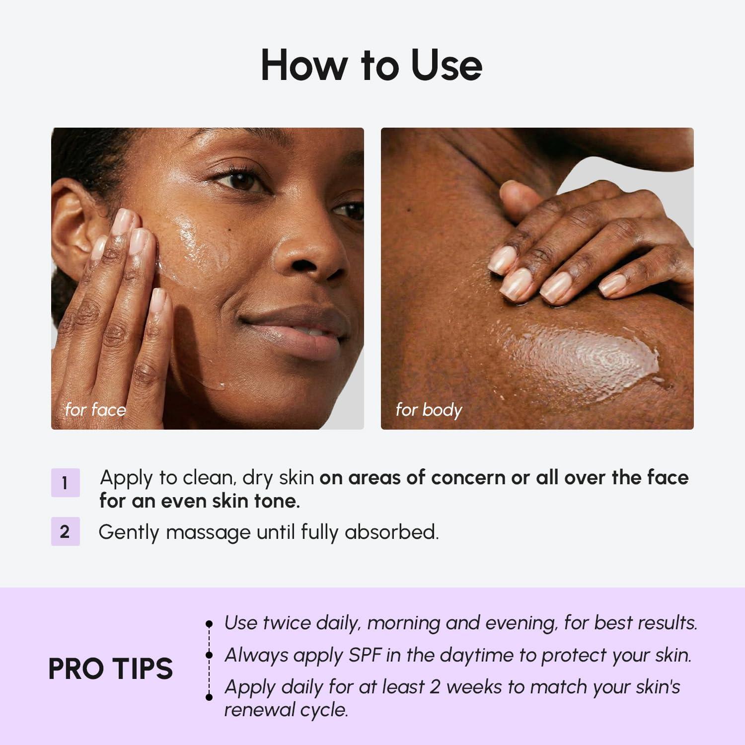 MAREE Dark Spot Remover for Face and Body – Dark Spot Corrector Serum – Hyperpigmentation, Melasma, Sun & Age Spots – Black & Brown Spot Remover for Women – Crema para Manchas Oscuras en la Cara(3.4 Fl Oz (Pack of 1))