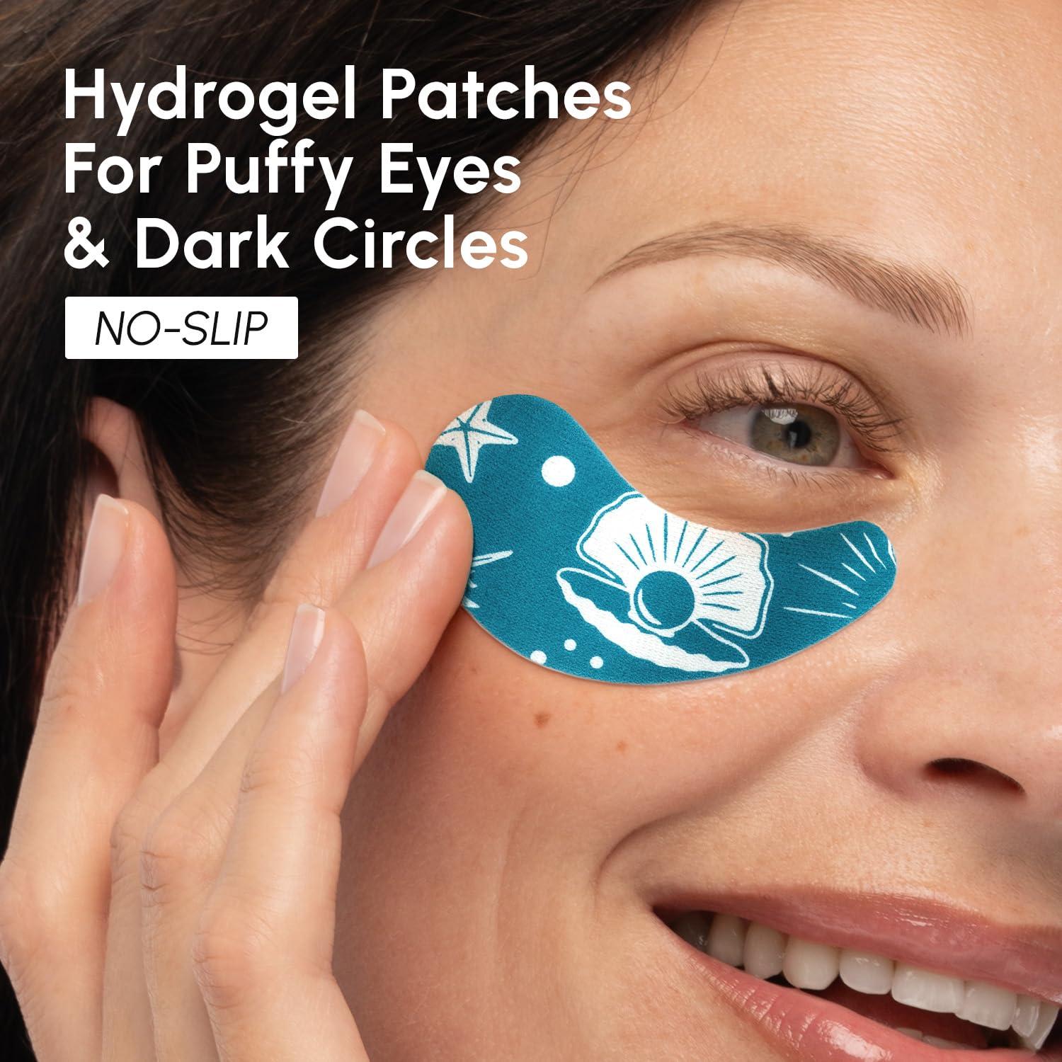 MAREE Eye Gels – Cooling Pads Under Eye Patches for Puffy Eyes and Dark Circles with Collagen & Hyaluronic Acid – Anti Wrinkles Under Eye Masks Skincare Treatment for Puffiness – Parches Para Ojeras(Maree)