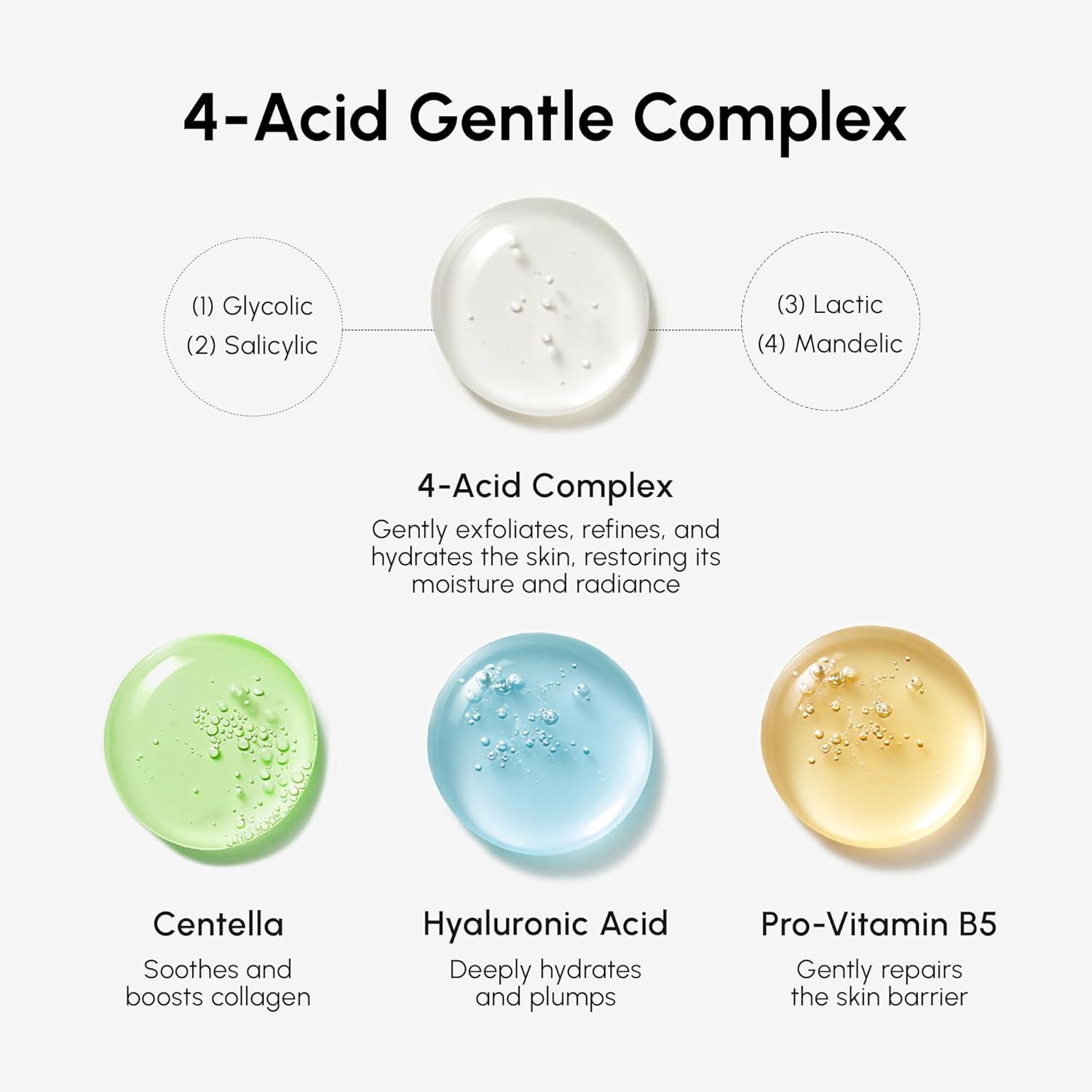 MAREE Exfoliating Toner with Salicylic Acid – AHA BHA Face Exfoliant & Pore Cleaner – BHA Liquid Exfoliant for Sebum & Dead Skin Care Remover – Face Exfoliator – Acido Salicilico Exfoliante Facial(Exfoliating)