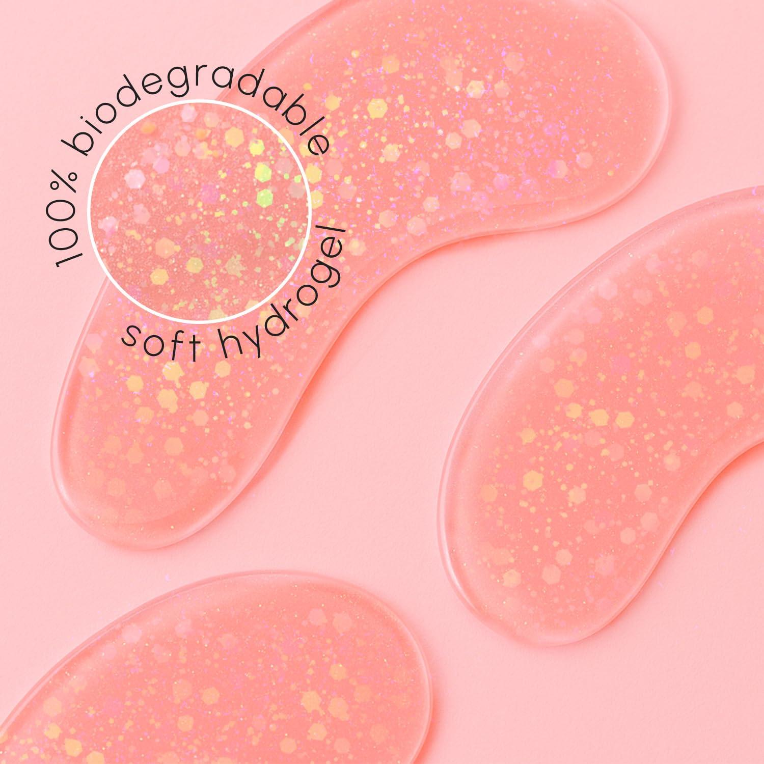 MAREE Eye Gels – Cooling Pads Under Eye Patches for Puffy Eyes and Dark Circles with Collagen & Hyaluronic Acid – Anti Wrinkles Under Eye Masks Skincare Treatment for Puffiness – Parches Para Ojeras(Pink)