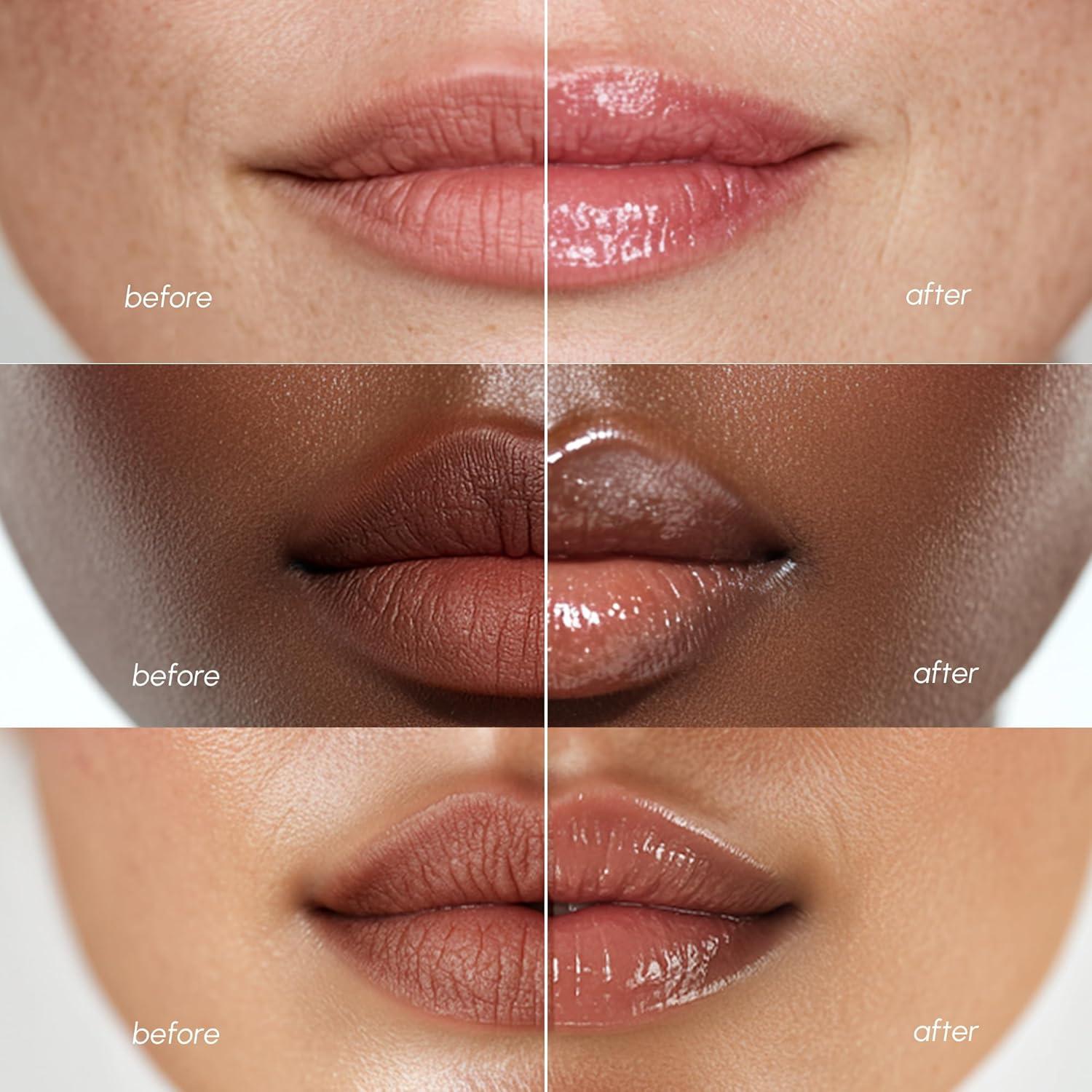 MAREE Lip Mask Overnight – Lip Moisturizer For Very Dry Lips – Hydrating Lip Butter Balm with Hyaluronic Acid & Collagen – Overnight Lip Treatment – Lip Sleeping Mask Repair – Hidratante de Labios(Vanilla Lip Mask)