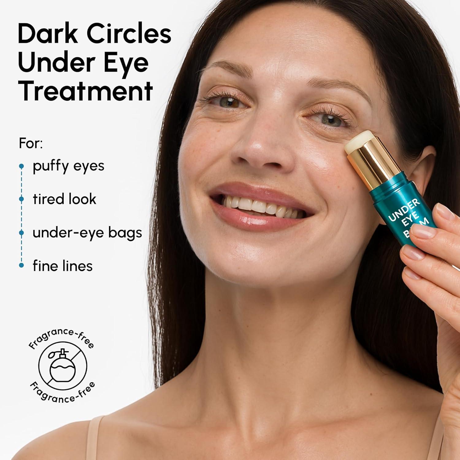 MAREE Under Eye Balm Stick with Retinol & Ceramide Complex – Facial Moisturizer for Dark Circles & Wrinkles – Under Eye Brightener Stick, Anti-Wrinkle Hydrating Face Skincare(0.35 Ounce (Pack of 1))