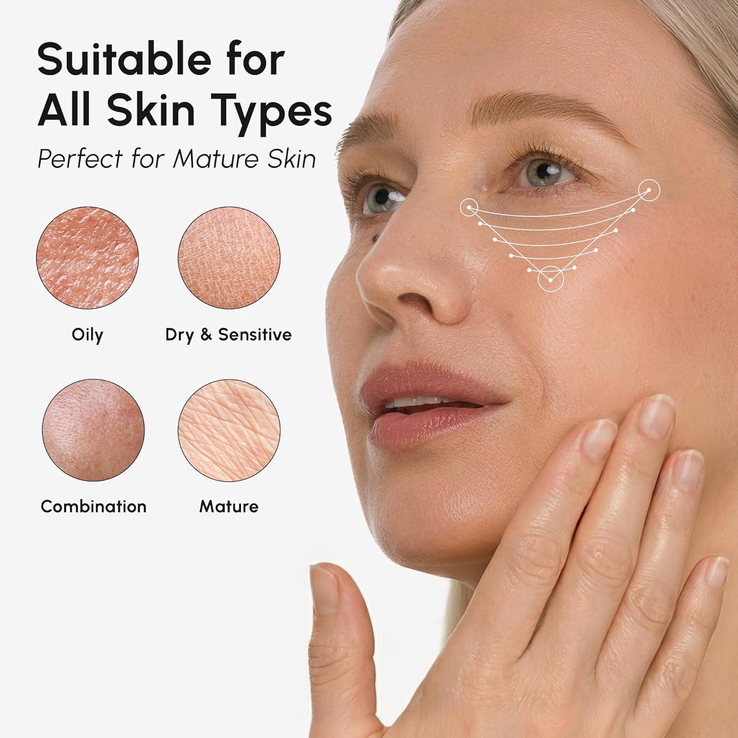 MAREE Under Eye Balm Stick with Retinol & Ceramide Complex – Facial Moisturizer for Dark Circles & Wrinkles – Under Eye Brightener Stick, Anti-Wrinkle Hydrating Face Skincare(0.35 Ounce (Pack of 1))